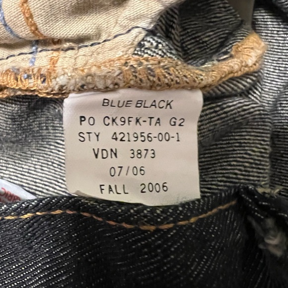 Vintage Gap Morrison Blue Black 32x32 Men’s Jeans - Picture 8 of 8